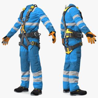 3D model Alpinist Worker Suit