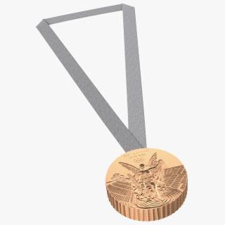 3D model Olympic Bronze Medal 2024