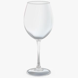 Bordeaux Wine Glass 3D model