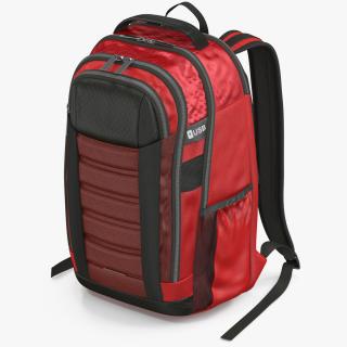 3D Travel Laptop Backpack Bag with USB Charger Port model