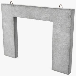 3D Prefabricated Concrete Panel model