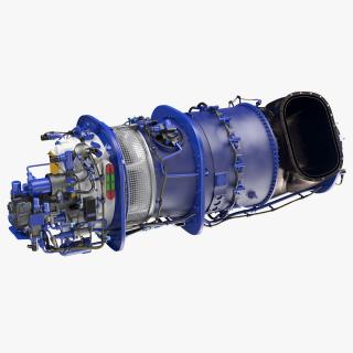 Turboshaft Engine 3D
