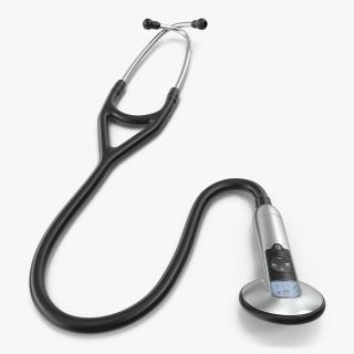 Clinical Electronic Stethoscope Generic 3D model