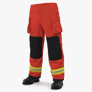 3D Firefighting Pants model