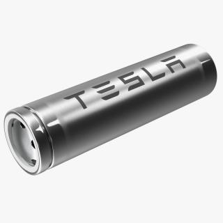 3D Lithium Tesla Battery Cell 1865