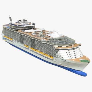 3D Oasis Class Cruise Ship Harmony of The Seas model