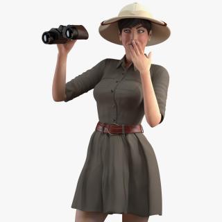 3D Women in Zookeeper Clothes