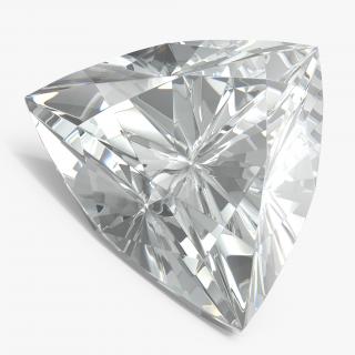3D model Trillion Cut Diamond
