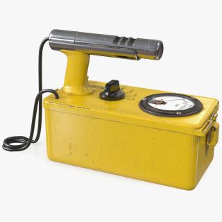 Cold War Geiger Counter Old 3D