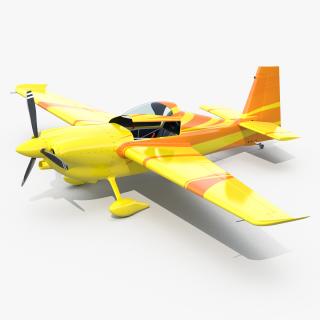 Sport Aerobatic Aircraft Generic Rigged 3D model