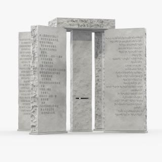 3D Georgia Guidestones Monument model