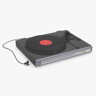 3D model Vinyl Retro Record Player