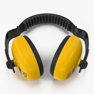 3D Yellow Working Protective Headphones