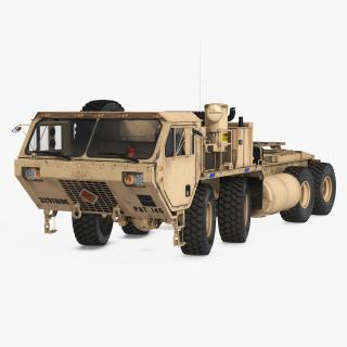 3D model Military Truck Oshkosh HEMTT M985 Sand Rigged