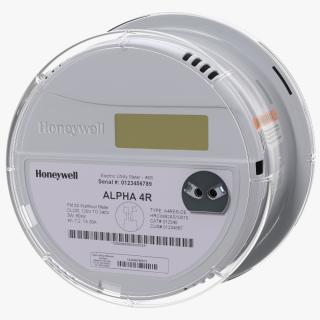 Electricity Meter Honeywell A4RES OFF 3D