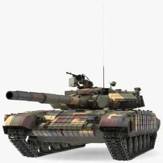 3D T64 BV Battle Tank Clean Rigged