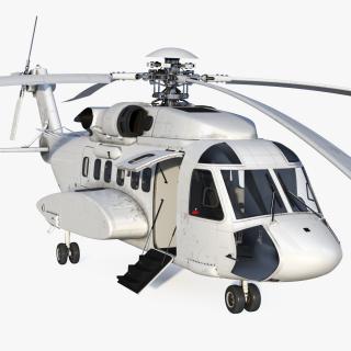 3D Civil Helicopter Generic Rigged