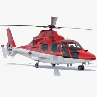 Helicopter Emergency Medical Eurocopter AS 365 N2 Dauphin 3D