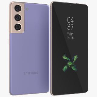 3D Samsung Galaxy S21 5g Phantom Violet