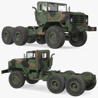 3D model M939 Military Truck Green