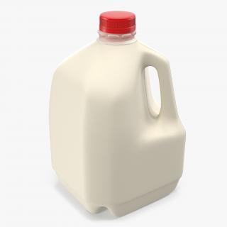 Plastic Milk Bottle Generic 3D