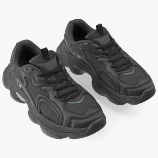Fashion Sneakers Black 3D