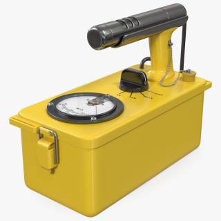 3D Civil Defence Geiger Counter model