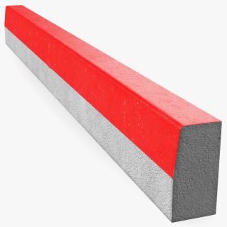 3D Curb 3m Red