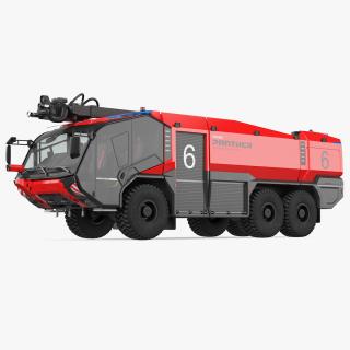 3D Rosenbauer Panther 6x6 Firefighting Truck