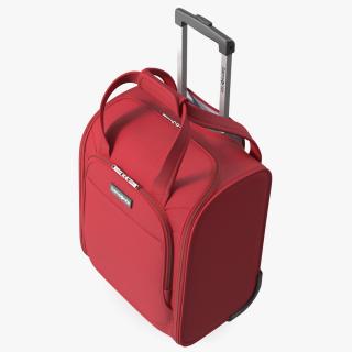 Softshell Suitcase Samsonite Red 3D