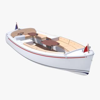 3D Pleasure Boat model
