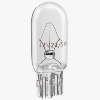 Halogen Capeless 12V 21W Bulb 3D model