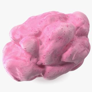 Chewed Bubble Gum Pink 3D
