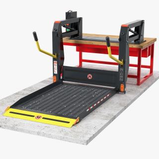 3D Ricon Linear Wheelchair Lift AL1 Panorama
