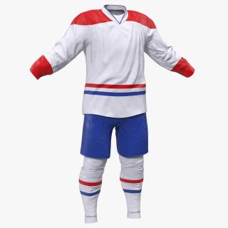 3D model Hockey Clothes White