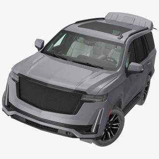 3D Luxury Large SUV Rigged model