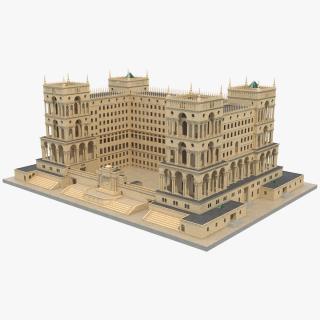 3D Baroque House model