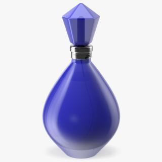3D Modern Perfume Bottle Blue
