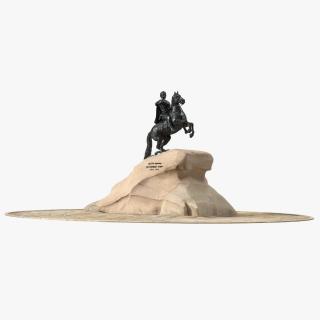 3D model Peter the Great Bronze Horseman Monument
