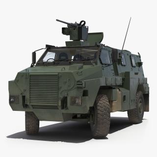 Bushmaster Protected Infantry Vehicle Rigged 3D model