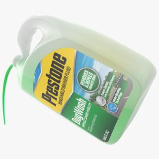 Green Windshield Washer Prestone with Pouring Liquid 3D