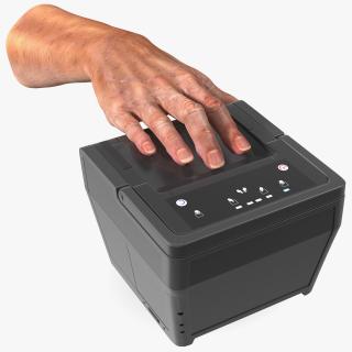 Fingerprints Scanner with Hand Rigged 3D
