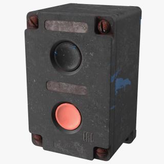3D Industrial Push Button Switch Old model