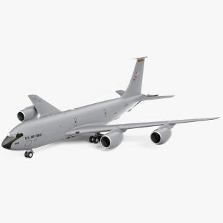 3D Boeing KC 135 Stratotanker Rigged model