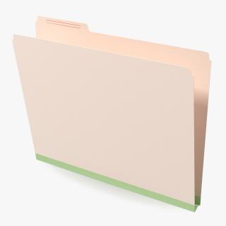 Open Paper File Folder 3D