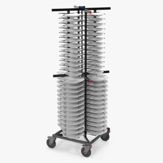 3D Stainless Steel Professional Plate Rack with Plates