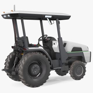 3D model Smart Electric Tractor Dusty Rigged