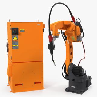 3D Generic Welding Robot with Power Supply Rigged