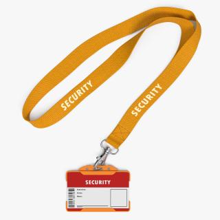 3D Security Lanyard with ID Card Holder