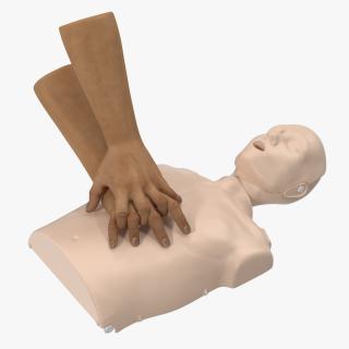 CPR Dummy Chest Compression 3D